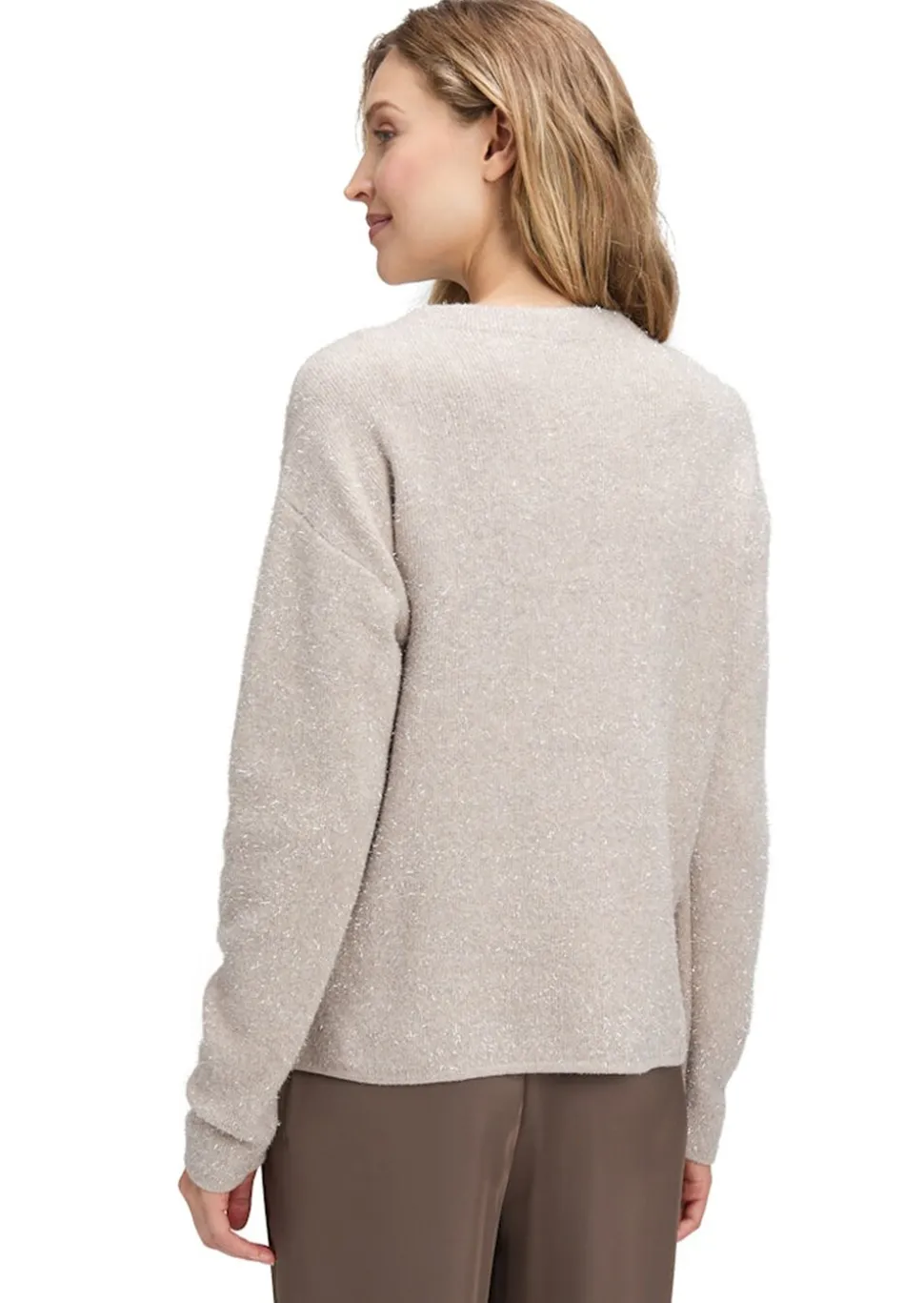 Pull en tricot orné de détails scintillants