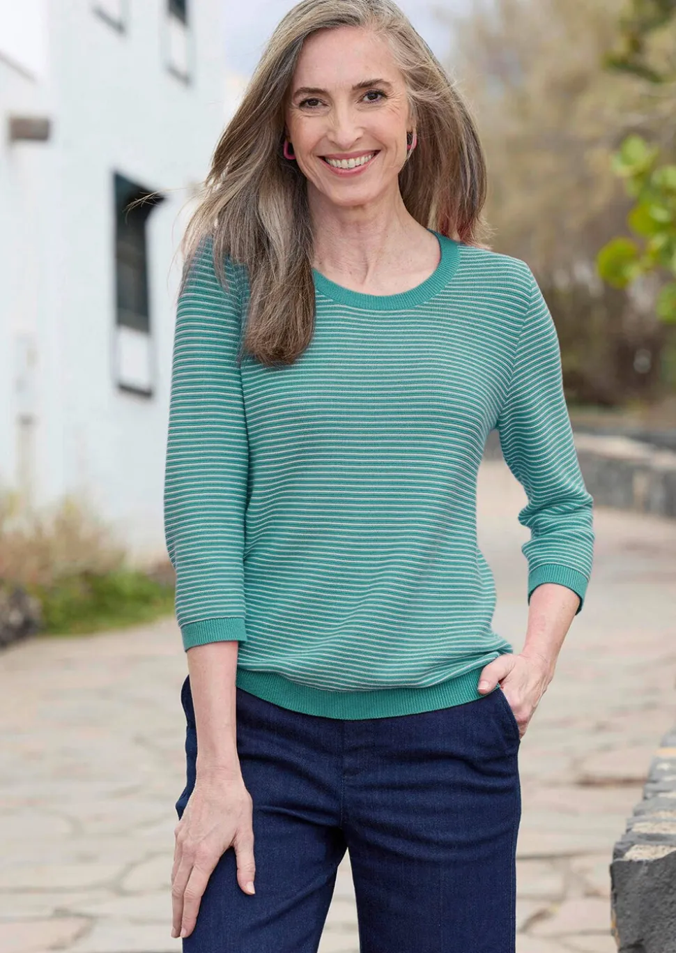 Pull en tricot pur coton