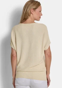 Pull en tricot raffiné avec fil brillant