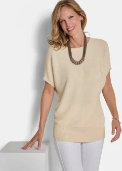 Pull en tricot raffiné avec fil brillant
