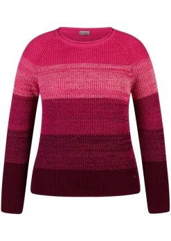 Pull en tricot rayé