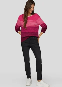 Pull en tricot rayé