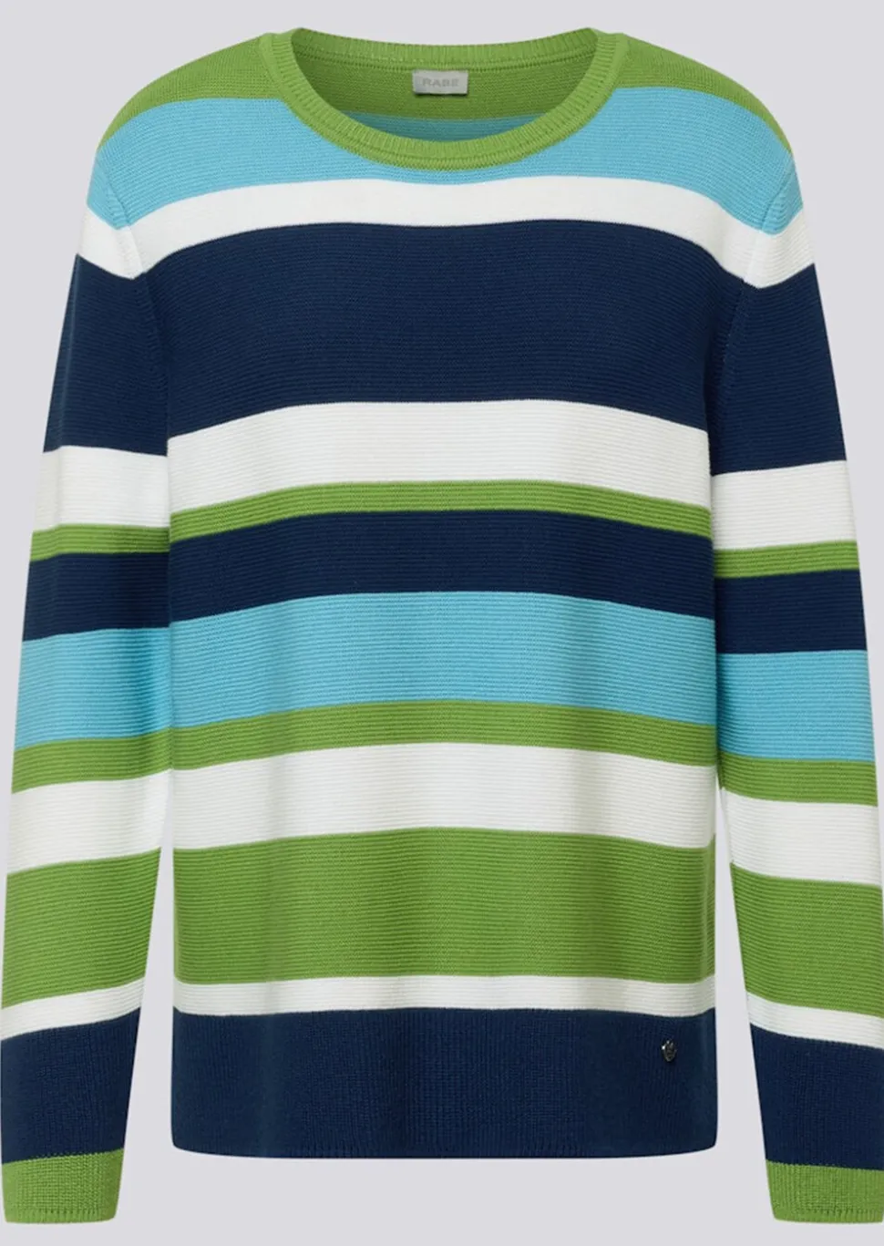 Pull en tricot rayé