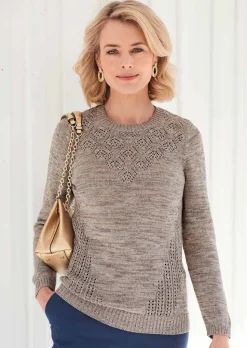 Pull à fil brillant