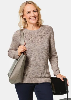 Pull à fil brillant