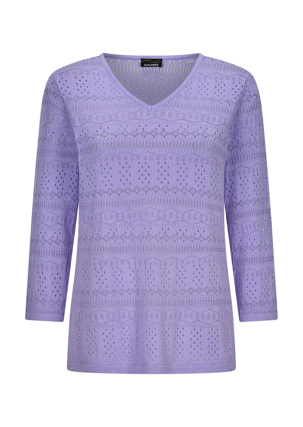 Pull léger en tricot à motif ajouré