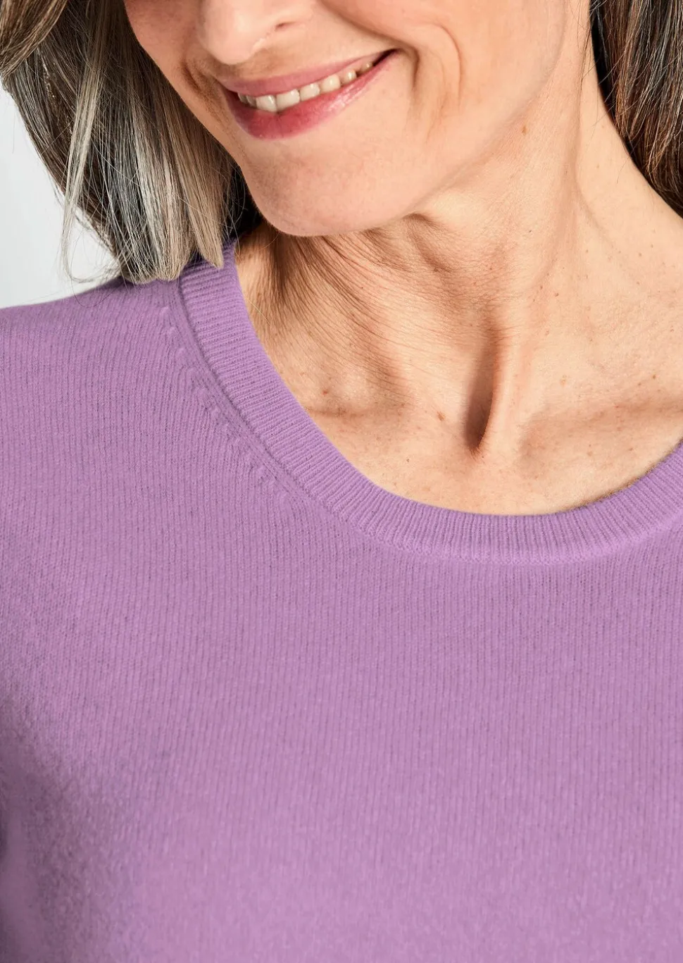 Pull à manches courtes en cachemire