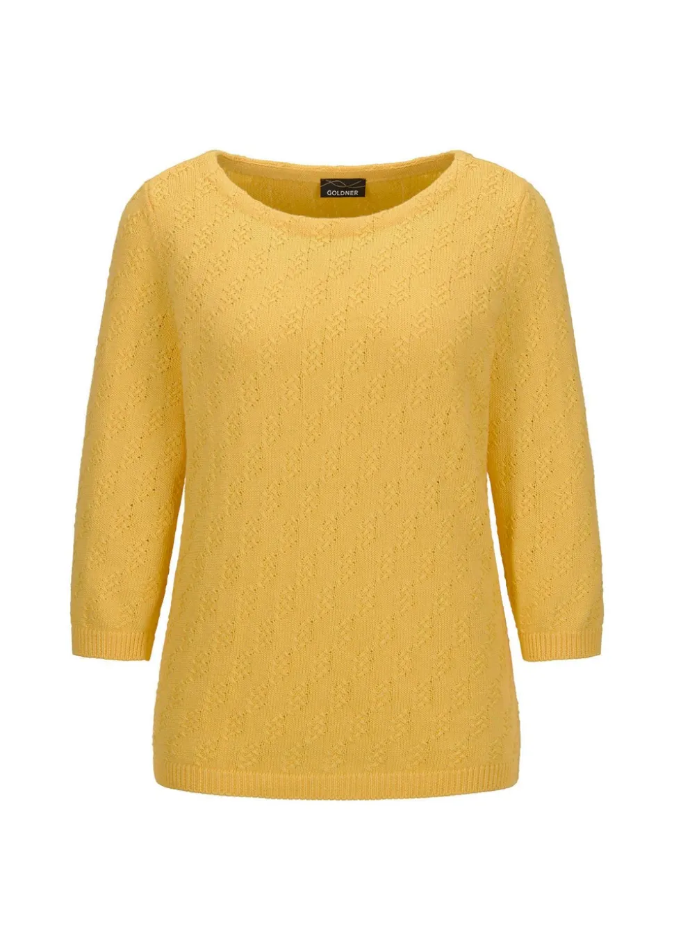 Pull à manches 3/4 en pur coton
