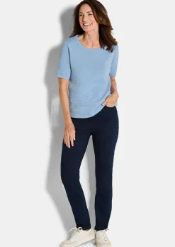 Pull à manches mi-longues avec motif à pois