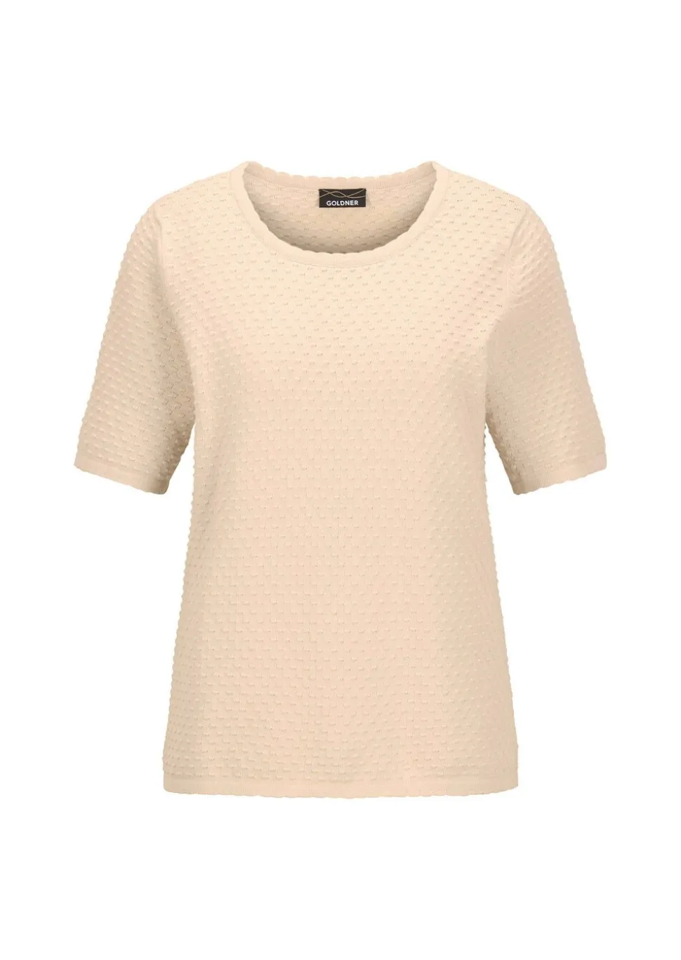 Pull à manches mi-longues avec motif à pois