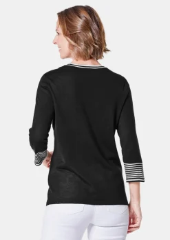 Pull à motif féminin