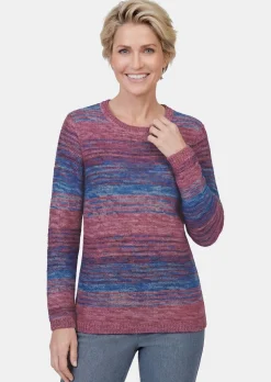 Pull multicolore avec dégradé plein de fraîcheur
