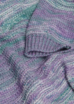 Pull multicolore avec dégradé plein de fraîcheur