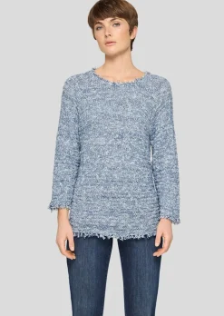 Pull multicolore orné de paillettes