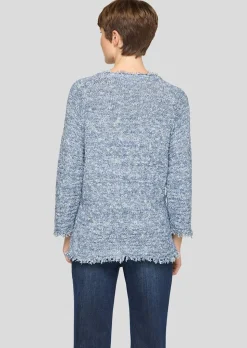 Pull multicolore orné de paillettes