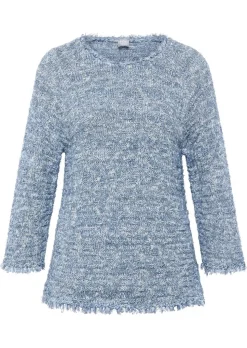 Pull multicolore orné de paillettes
