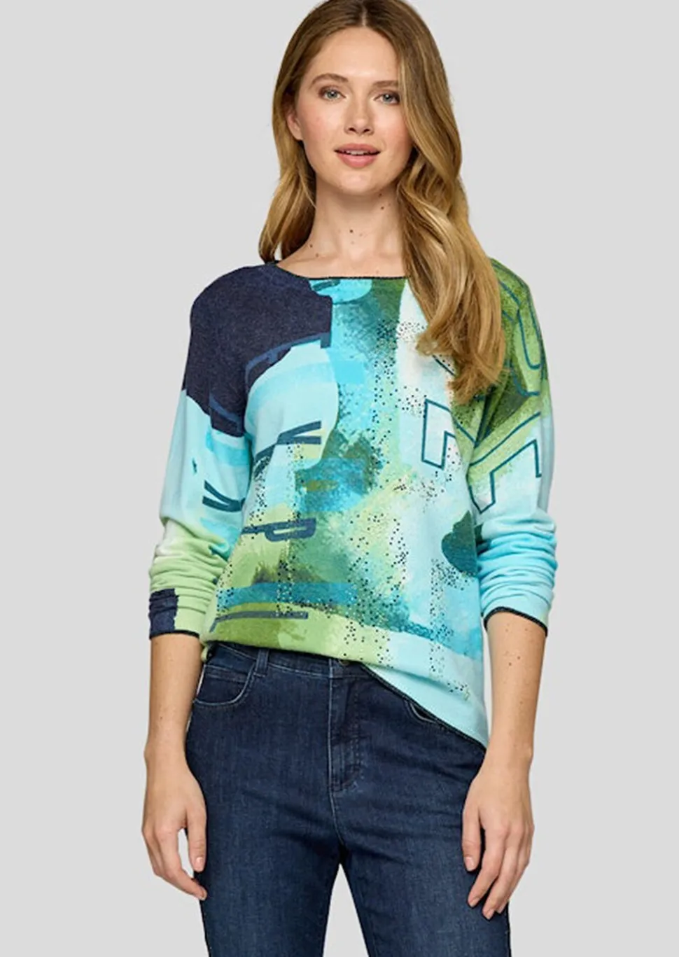 Pull orné de détails scintillants