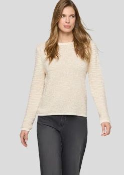 Pull-over en maille ruban raffinée
