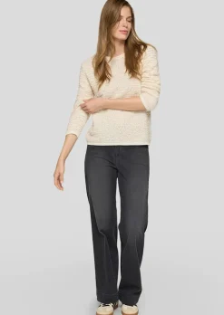 Pull-over en maille ruban raffinée