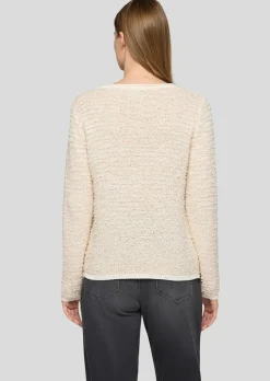 Pull-over en maille ruban raffinée