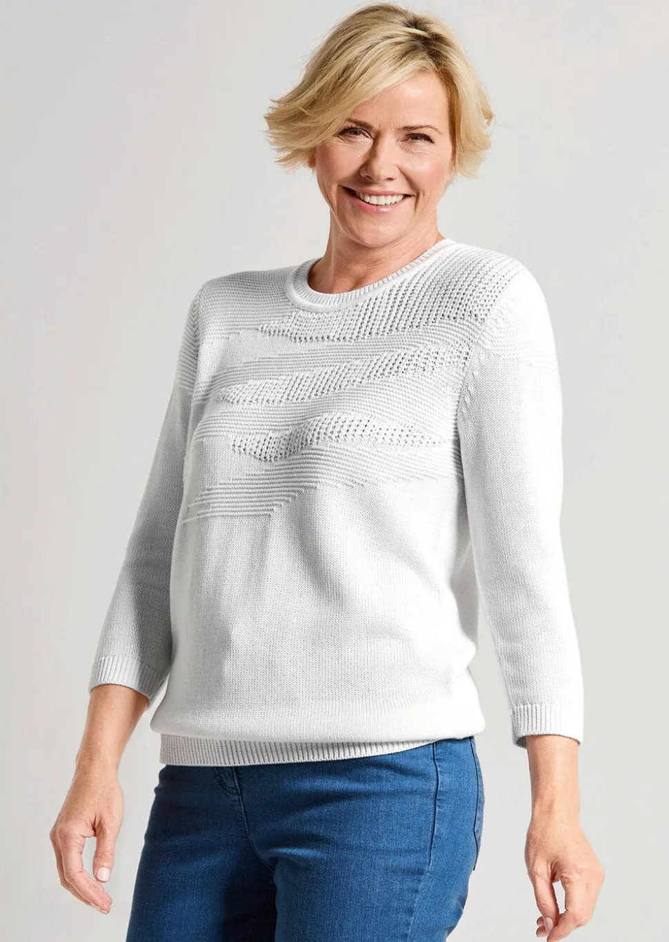 Pull-over en tricot pur coton