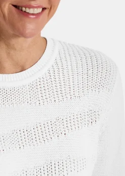 Pull-over en tricot pur coton