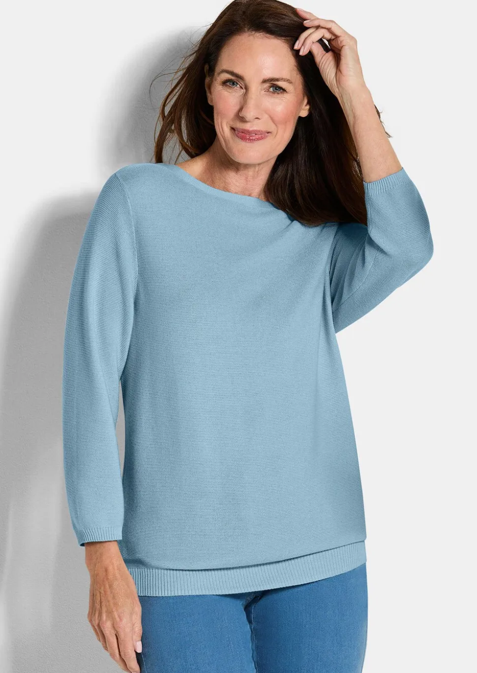 Pull. Pur coton