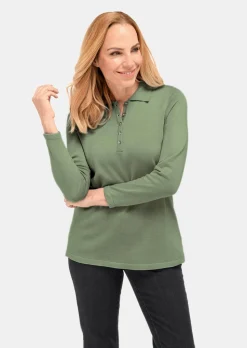 Pull sobre avec col polo