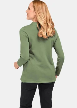 Pull sobre avec col polo