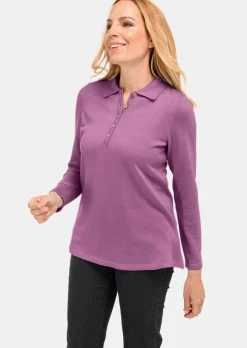 Pull sobre avec col polo