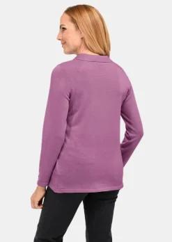 Pull sobre avec col polo