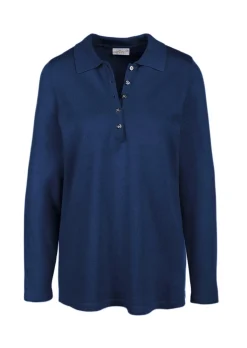 Pull sobre avec col polo
