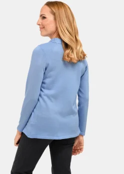 Pull sobre avec col polo