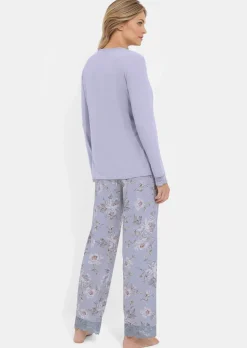 Pyjama avec détails en dentelle