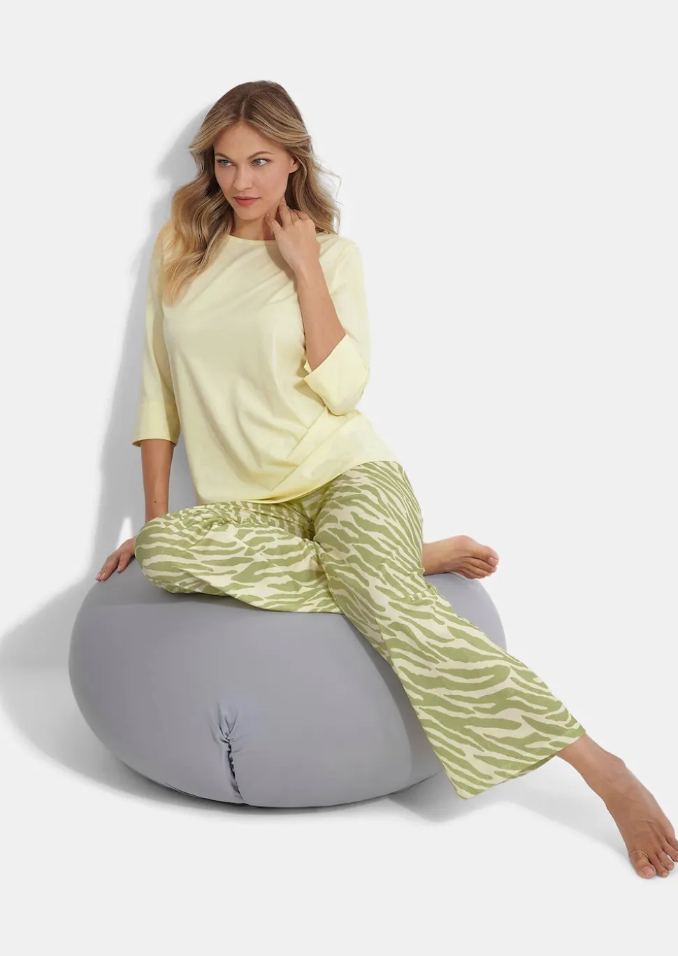 Pyjama avec fin imprimé animal