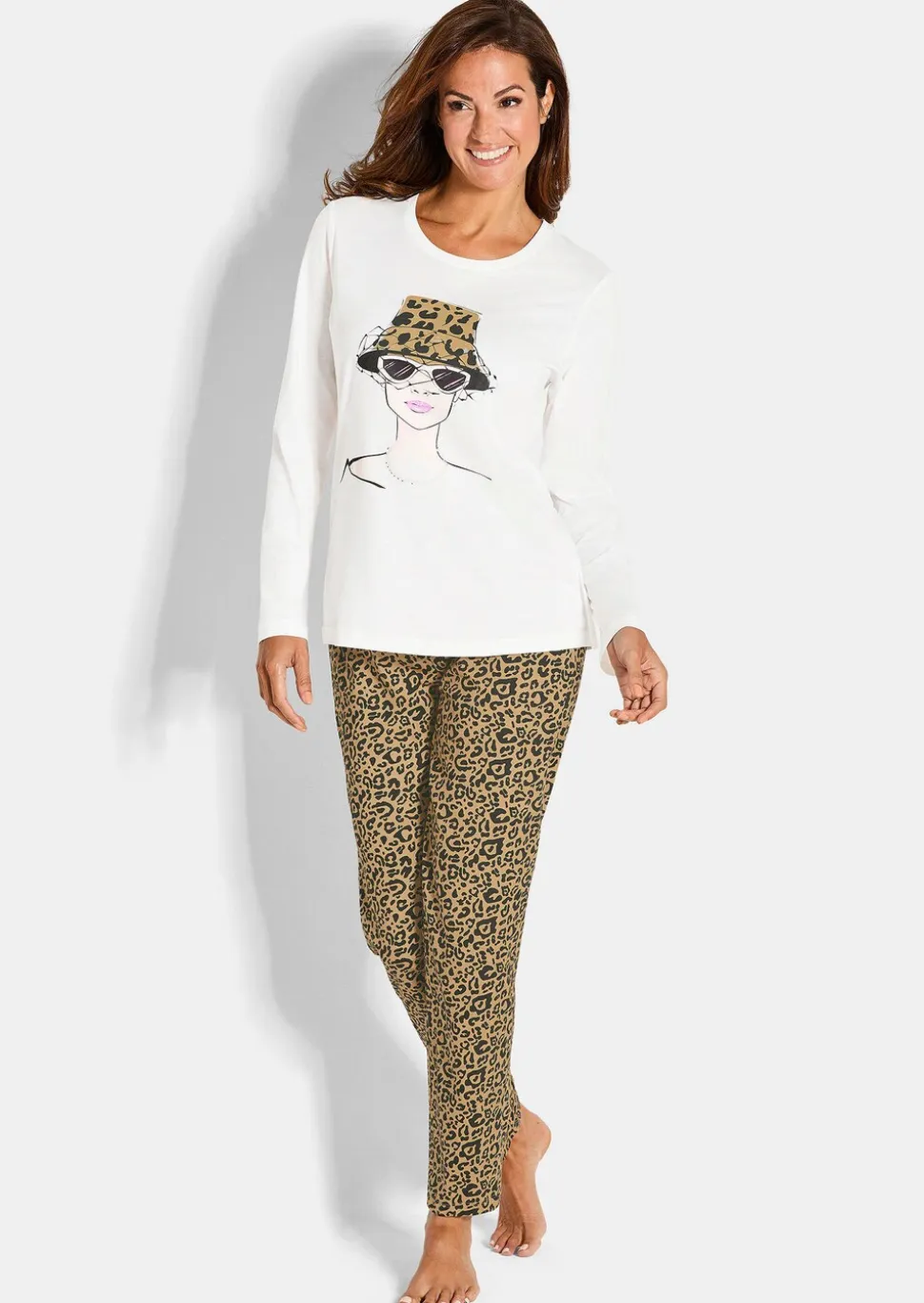 Pyjama avec imprimé animalier