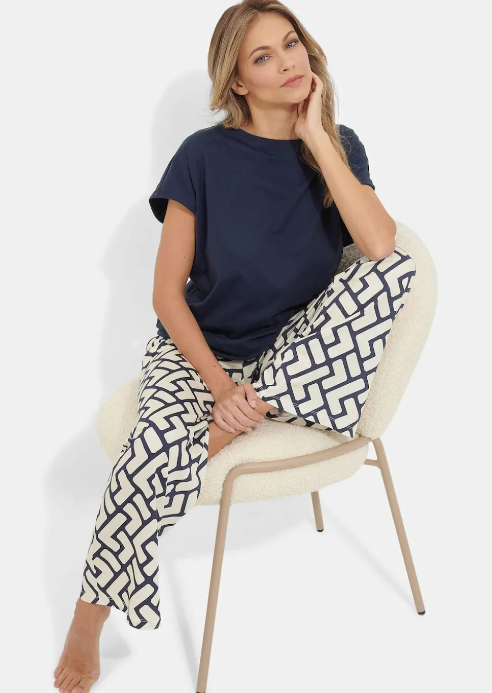 Pyjama en coton et Modal
