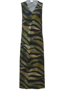 Robe ajustée à l'imprimé animalier