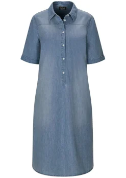 Robe aspect jean, en pur coton