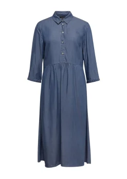 Robe avec col chemise