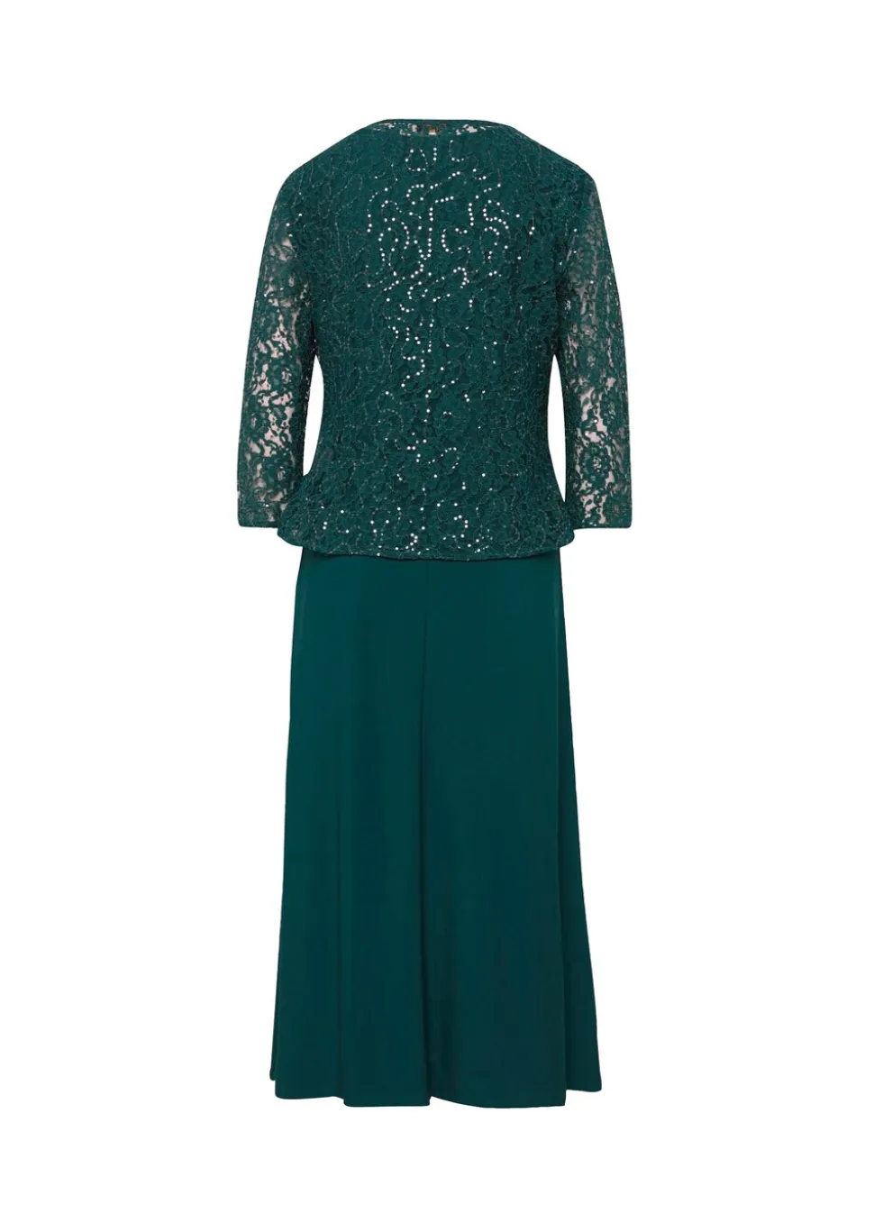 Robe avec veste en dentelle et paillettes