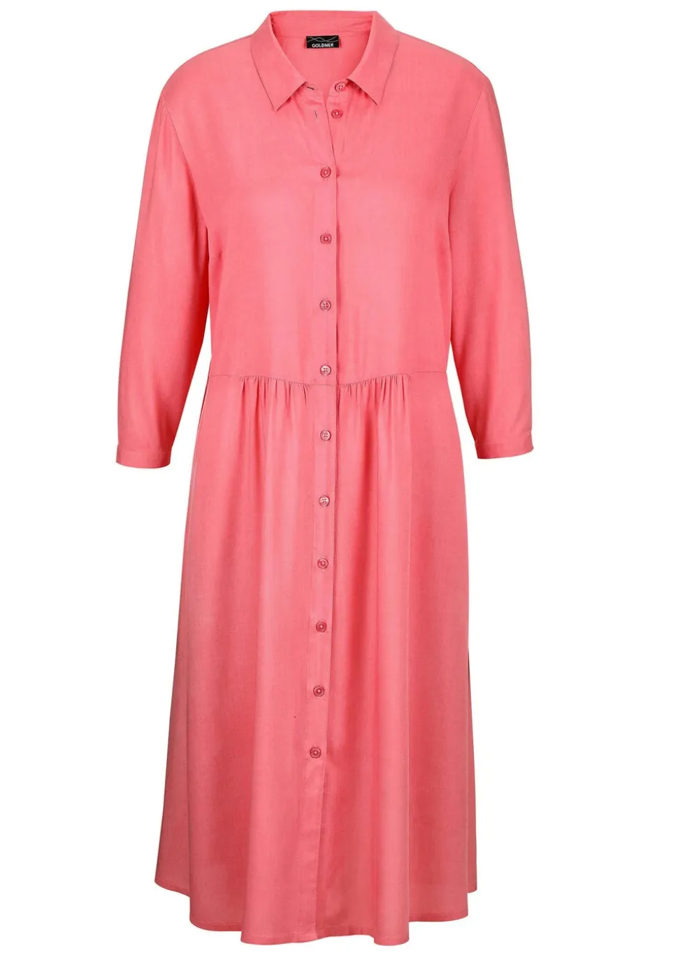 Robe chemisier avec poches latérales