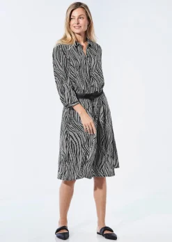 Robe-chemisier à col chemise