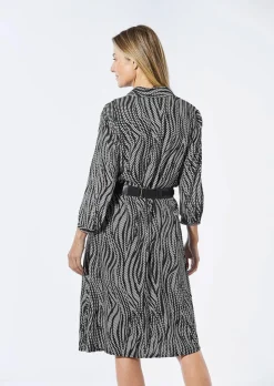Robe-chemisier à col chemise