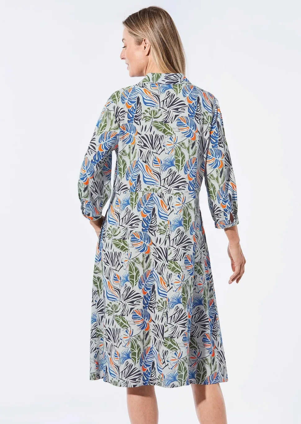 Robe-chemisier à col chemise