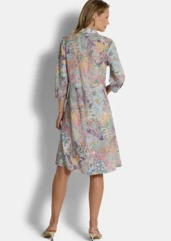 Robe-chemisier en pure viscose