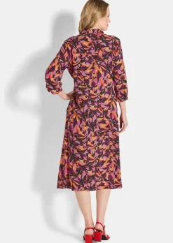 Robe-chemisier en pure viscose