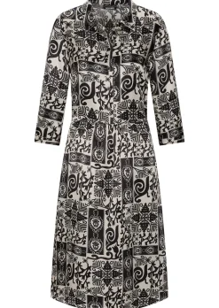 Robe-chemisier en satin de viscose