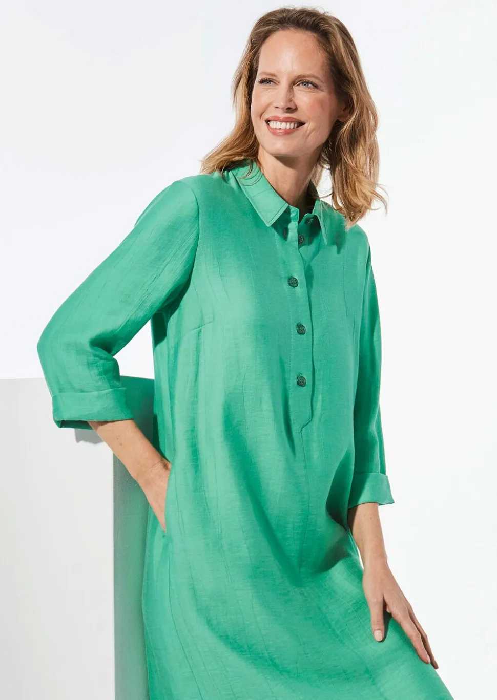 Robe à col chemise