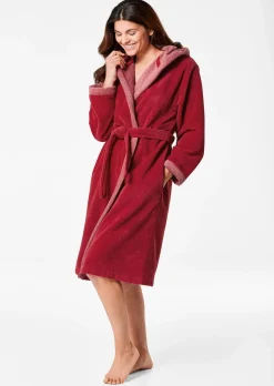 Robe de chambre à capuche